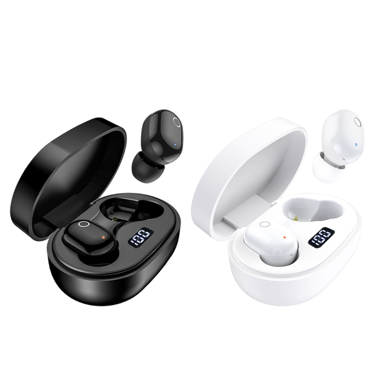 Borofone BW06 Manner True Wireless Digital Display Bluetooth Earphone with Charging Box(Black) Borofone BW06 Manner True Wireless Digital Display Bluetooth Earphone with Charging Box(Black)