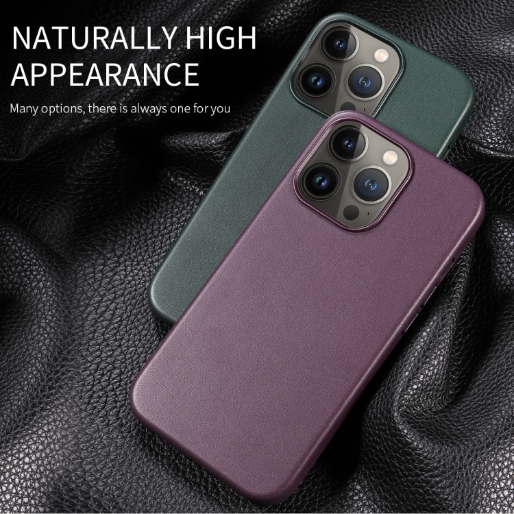 For iPhone 13 PU + TPU Magsafe Magnetic Phone Case(Wisteria)