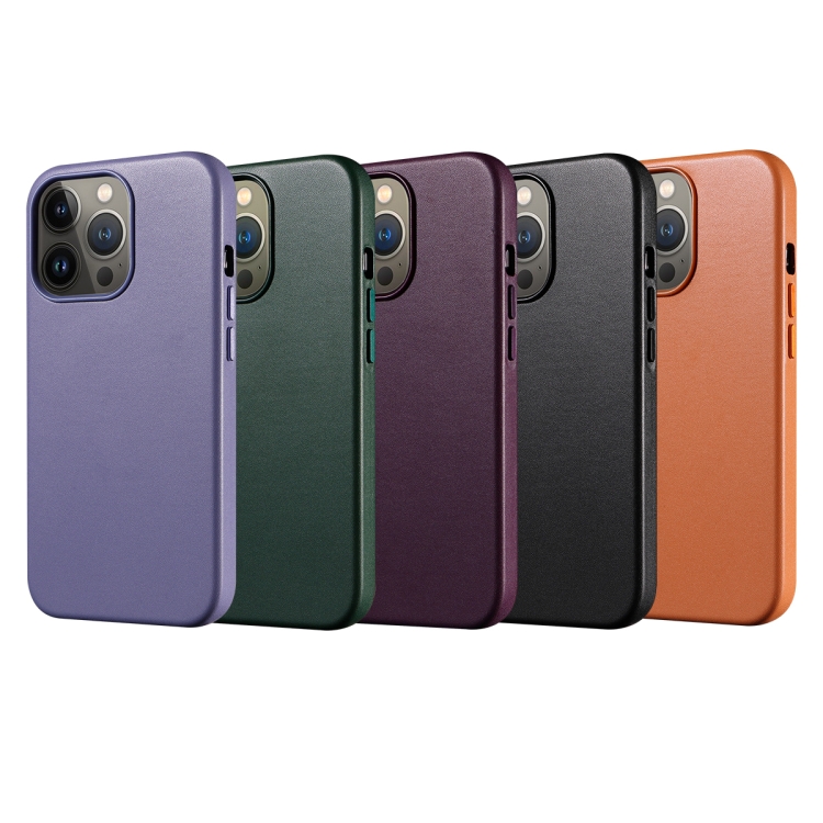 For iPhone 13 PU + TPU Magsafe Magnetic Phone Case(Wisteria)
