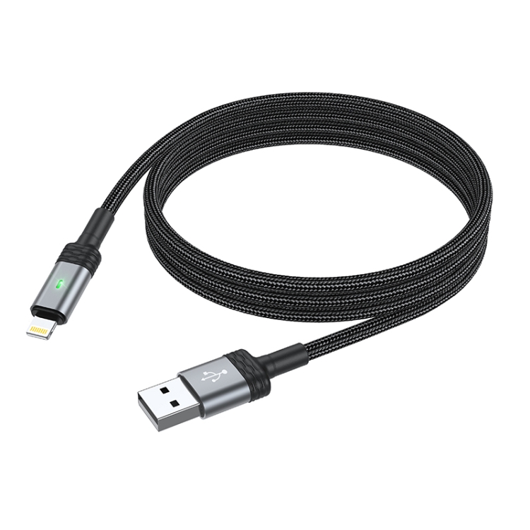 Borofone BU30 1.2m 2.4A USB to 8 Pin Smart Power-off Charging Data Cable(Red) Borofone BU30 1.2m 2.4A USB to 8 Pin Smart Power-off Charging Data Cable(Red)