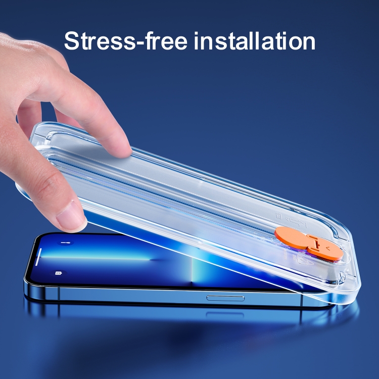 For iPhone 13 / 13 Pro JOYROOM JR-PF932 Tempered Glass Film + Film Sticking Tool Set(Transparent) For iPhone 13 / 13 Pro JOYROOM JR-PF932 Tempered Glass Film + Film Sticking Tool Set(Transparent)