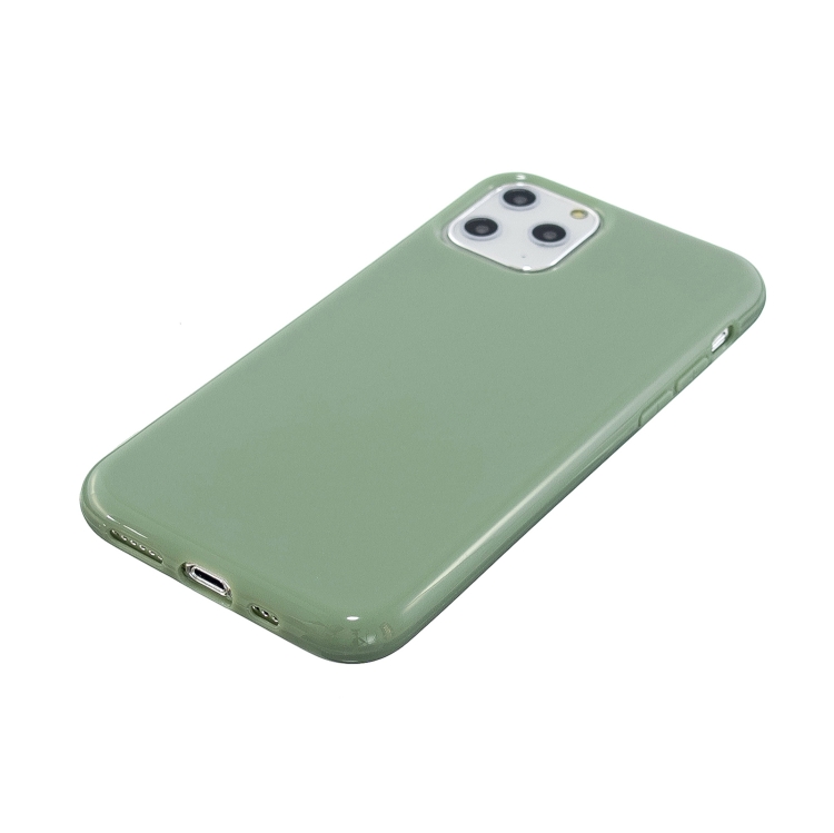 For iPhone 11 2.0mm Thick TPU Candy Color Protective Case(Grass Green) For iPhone 11 2.0mm Thick TPU Candy Color Protective Case(Grass Green)