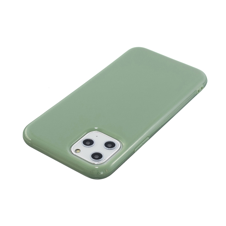 For iPhone 11 2.0mm Thick TPU Candy Color Protective Case(Grass Green) For iPhone 11 2.0mm Thick TPU Candy Color Protective Case(Grass Green)