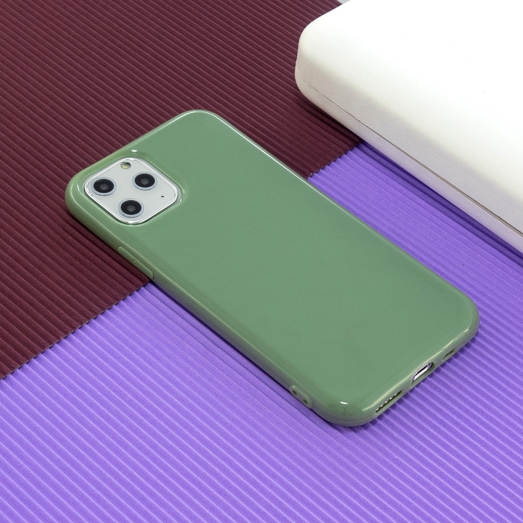 For iPhone 11 2.0mm Thick TPU Candy Color Protective Case(Grass Green) For iPhone 11 2.0mm Thick TPU Candy Color Protective Case(Grass Green)