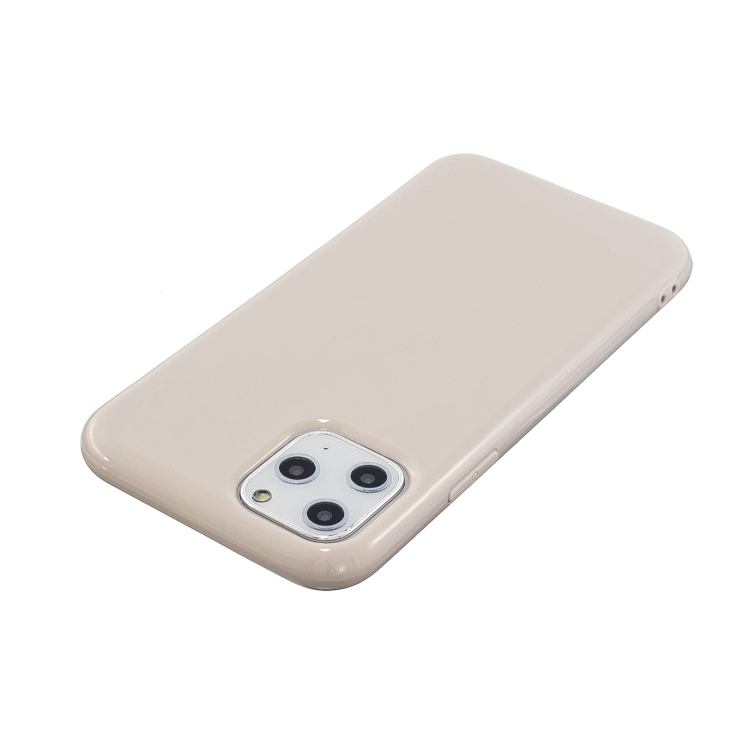 For iPhone 11 Pro 2.0mm Thick TPU Candy Color Protective Case(Khaki)