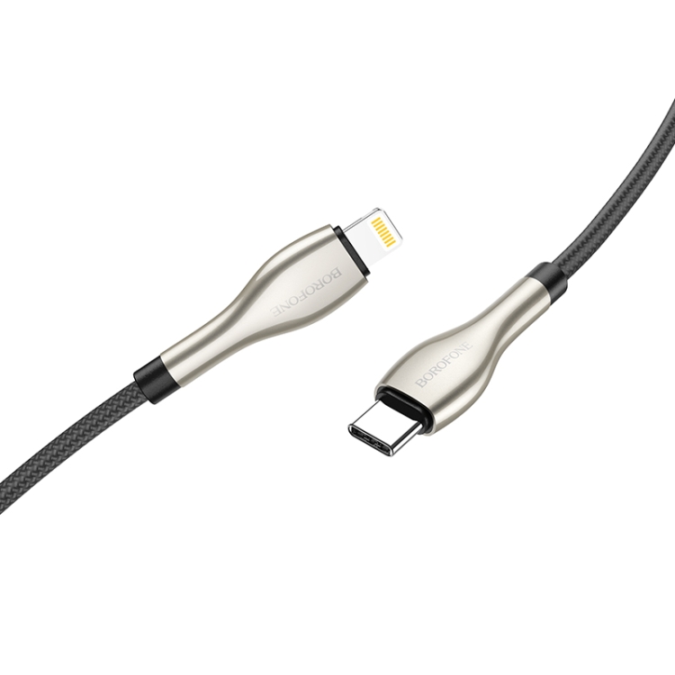 Borofone BU29 1.2m PD 20W Type-C to 8 Pin Exquisite Charging Data Cable(White) Borofone BU29 1.2m PD 20W Type-C to 8 Pin Exquisite Charging Data Cable(White)