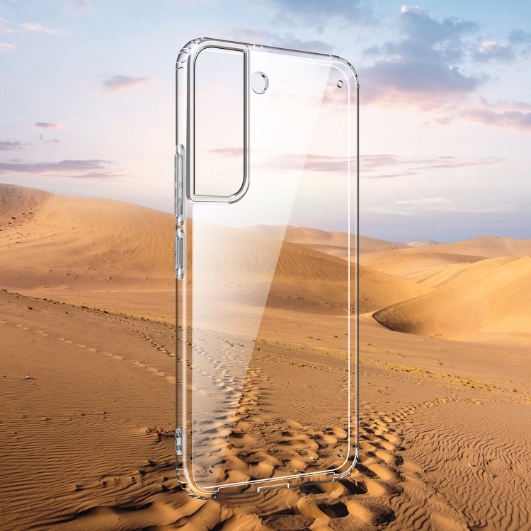 For Samsung Galaxy S22 5G Ice Crystal PC + TPU Phone Case(Transparent)