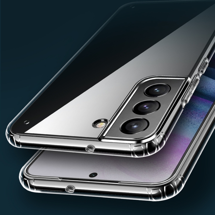 For Samsung Galaxy S22 5G Ice Crystal PC + TPU Phone Case(Transparent)