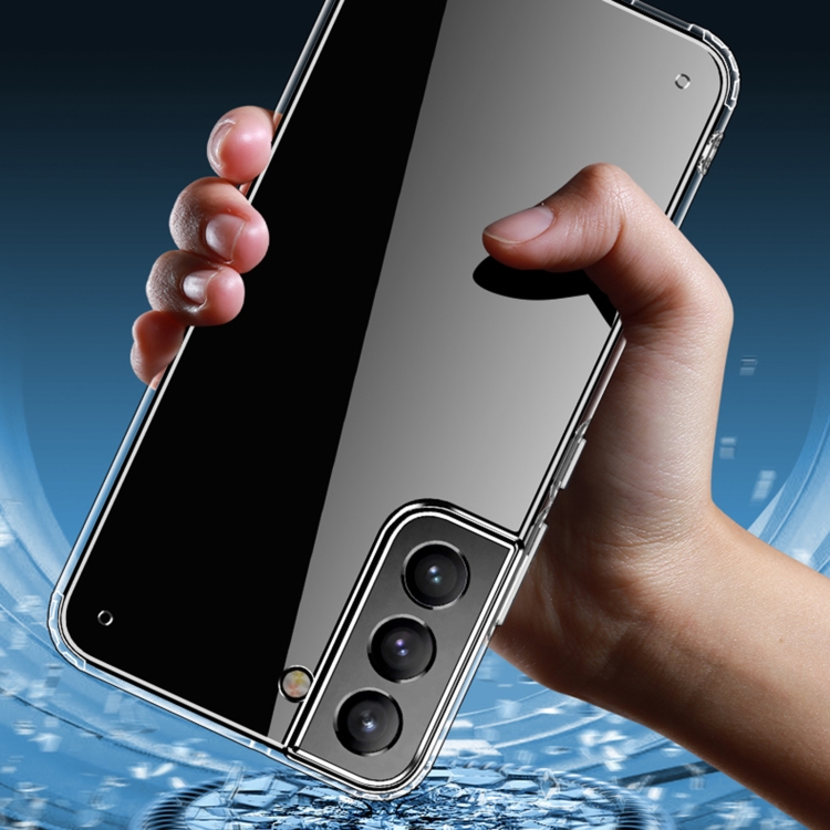 For Samsung Galaxy S22 5G Ice Crystal PC + TPU Phone Case(Transparent)