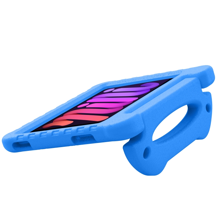 For iPad mini 6 EVA Tablet Case with Holder(Blue) For iPad mini 6 EVA Tablet Case with Holder(Blue)