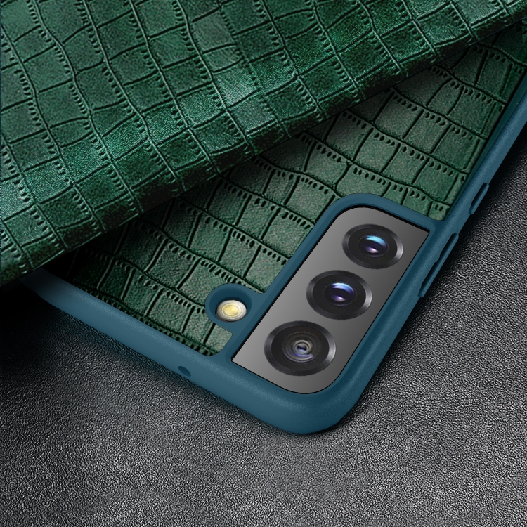 For Samsung Galaxy S22 5G Crocodile Texture Window View Leather Phone Case(Silver) For Samsung Galaxy S22 5G Crocodile Texture Window View Leather Phone Case(Silver)