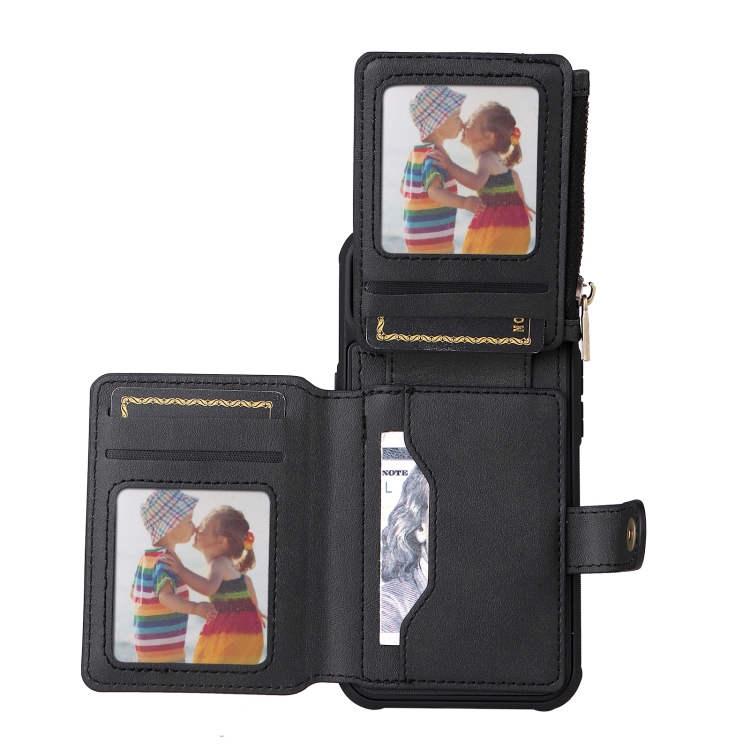 For iPhone 13 mini Zipper Shockproof Protective Phone Case (Black) For iPhone 13 mini Zipper Shockproof Protective Phone Case (Black)