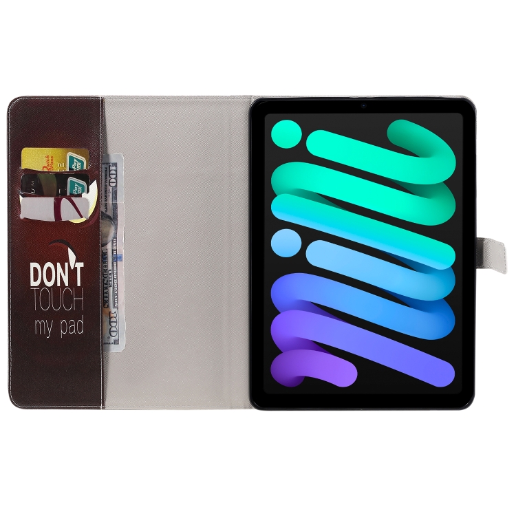 Colored Drawing Horizontal Flip Leather Tablet Case For iPad mini 6(Eye) Colored Drawing Horizontal Flip Leather Tablet Case For iPad mini 6(Eye)