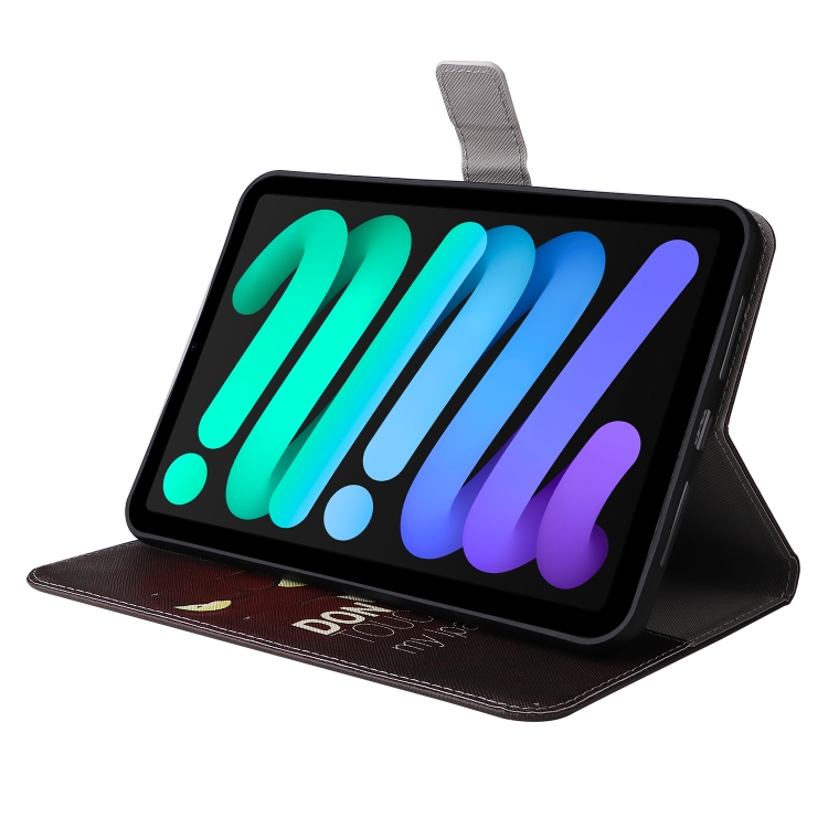 Colored Drawing Horizontal Flip Leather Tablet Case For iPad mini 6(Eye) Colored Drawing Horizontal Flip Leather Tablet Case For iPad mini 6(Eye)