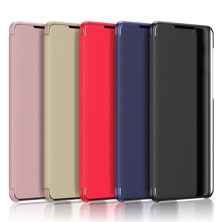 For Samsung Galaxy S22 5G Window View Leather Phone Case(Red) For Samsung Galaxy S22 5G Window View Leather Phone Case(Red)