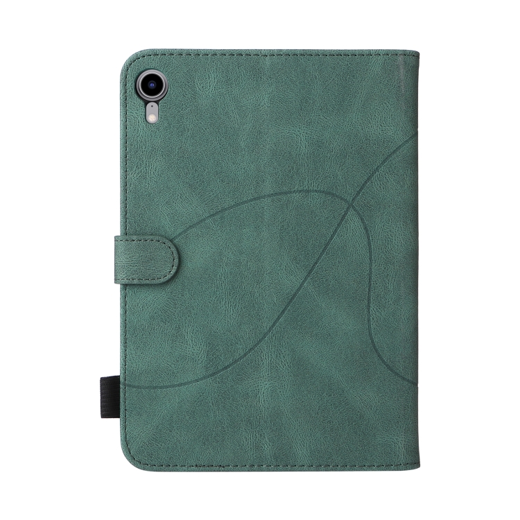 Dual-color Splicing Horizontal Flip Leather Tablet Case For iPad mini 6(Green) Dual-color Splicing Horizontal Flip Leather Tablet Case For iPad mini 6(Green)