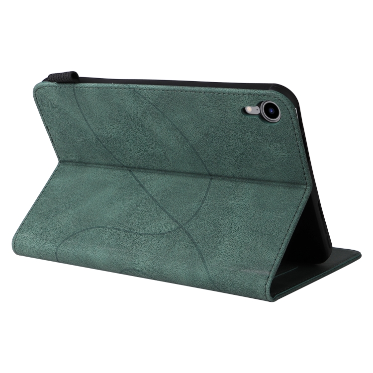 Dual-color Splicing Horizontal Flip Leather Tablet Case For iPad mini 6(Green) Dual-color Splicing Horizontal Flip Leather Tablet Case For iPad mini 6(Green)
