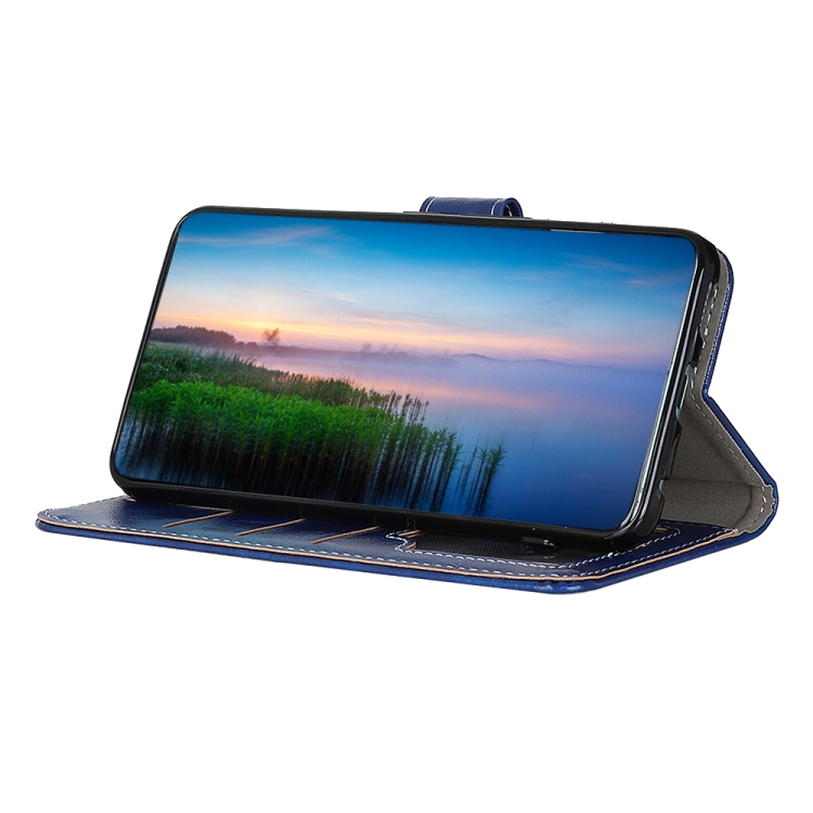 For Galaxy S20 Ultra Retro Crazy Horse Texture Horizontal Flip Leather Case with Holder & Card Slots & Photo Frame & Wallet(Blue)