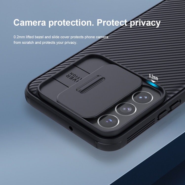 For Samsung Galaxy S22 5G NILLKIN Black Mirror Pro Series Camshield Phone Case(Black) For Samsung Galaxy S22 5G NILLKIN Black Mirror Pro Series Camshield Phone Case(Black)