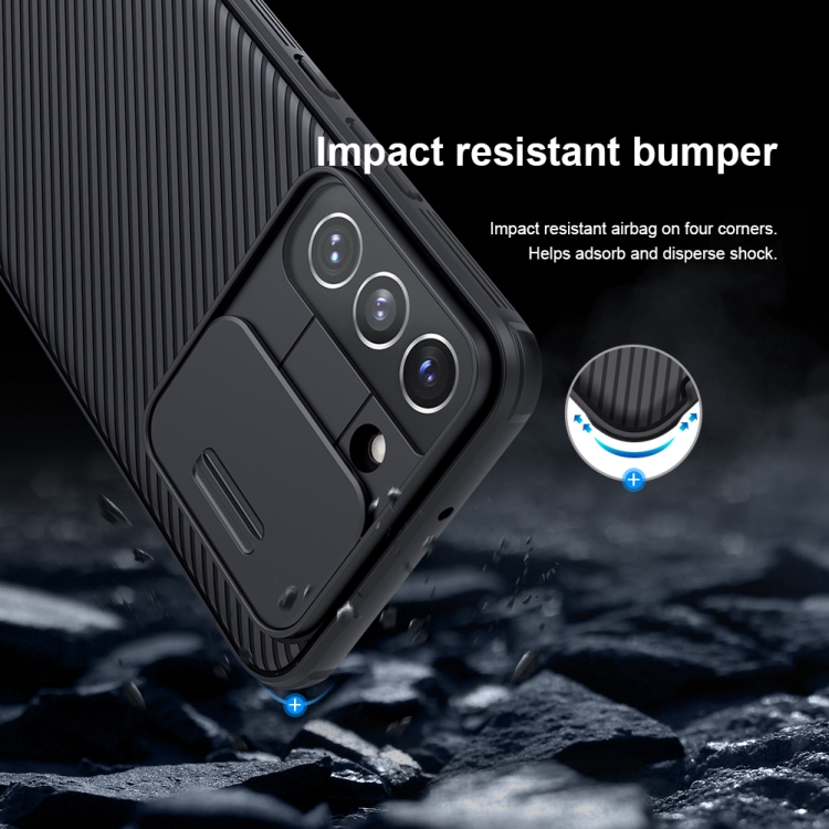 For Samsung Galaxy S22 5G NILLKIN Black Mirror Pro Series Camshield Phone Case(Black) For Samsung Galaxy S22 5G NILLKIN Black Mirror Pro Series Camshield Phone Case(Black)