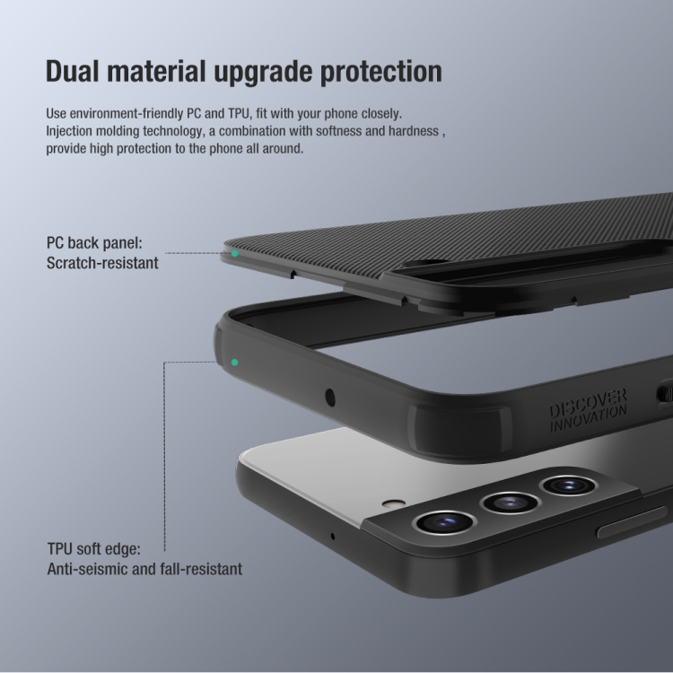 For Samsung Galaxy S22 5G NILLKIN Super Frosted Shield Pro PC + TPU Phone Case(Black) For Samsung Galaxy S22 5G NILLKIN Super Frosted Shield Pro PC + TPU Phone Case(Black)