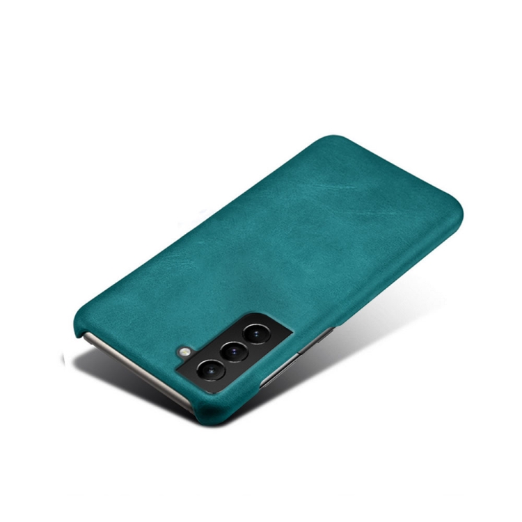 For Samsung Galaxy S22 Calf Texture PC + PU Phone Case(Green) For Samsung Galaxy S22 Calf Texture PC + PU Phone Case(Green)