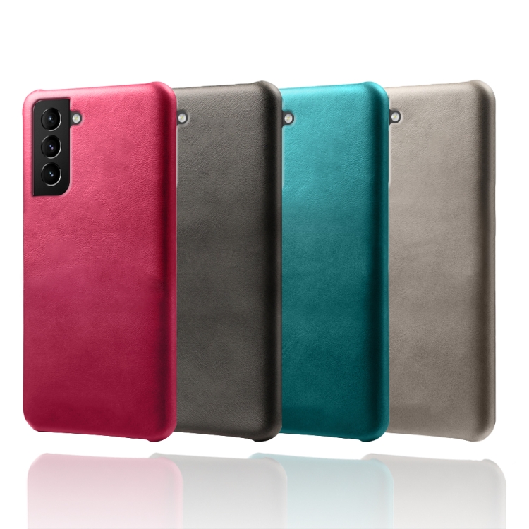 For Samsung Galaxy S22 Calf Texture PC + PU Phone Case(Green) For Samsung Galaxy S22 Calf Texture PC + PU Phone Case(Green)