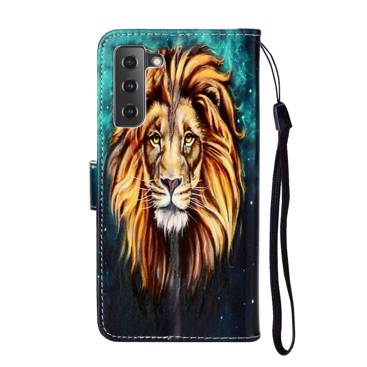 For Samsung Galaxy S22+ 5G Oil Embossed Pattern PU Leather Phone Case(Lion) For Samsung Galaxy S22+ 5G Oil Embossed Pattern PU Leather Phone Case(Lion)