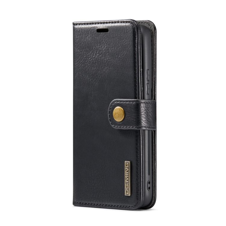 For Samsung Galaxy S22+ 5G DG.MING Crazy Horse Texture Detachable Magnetic Leather Phone Case(Black) For Samsung Galaxy S22+ 5G DG.MING Crazy Horse Texture Detachable Magnetic Leather Phone Case(Black)