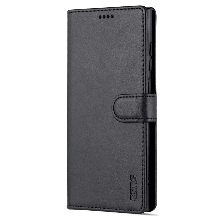 For Samsung Galaxy S22 Ultra 5G AZNS Skin Feel Calf Texture Horizontal Flip Leather Phone Case(Black) For Samsung Galaxy S22 Ultra 5G AZNS Skin Feel Calf Texture Horizontal Flip Leather Phone Case(Black)