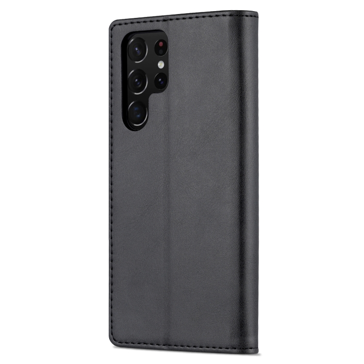 For Samsung Galaxy S22 Ultra 5G AZNS Skin Feel Calf Texture Horizontal Flip Leather Phone Case(Black) For Samsung Galaxy S22 Ultra 5G AZNS Skin Feel Calf Texture Horizontal Flip Leather Phone Case(Black)