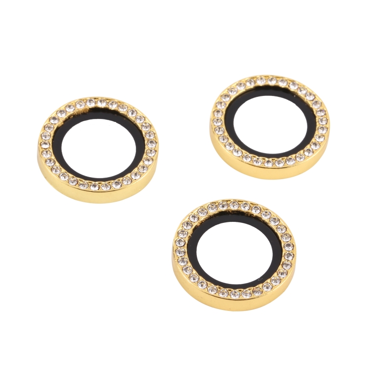 For iPhone 12 Pro Max 9H Point Drill Camera Lens Protector Circle(Gold) For iPhone 12 Pro Max 9H Point Drill Camera Lens Protector Circle(Gold)