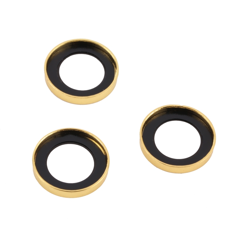 For iPhone 12 Pro Max 9H Point Drill Camera Lens Protector Circle(Gold) For iPhone 12 Pro Max 9H Point Drill Camera Lens Protector Circle(Gold)