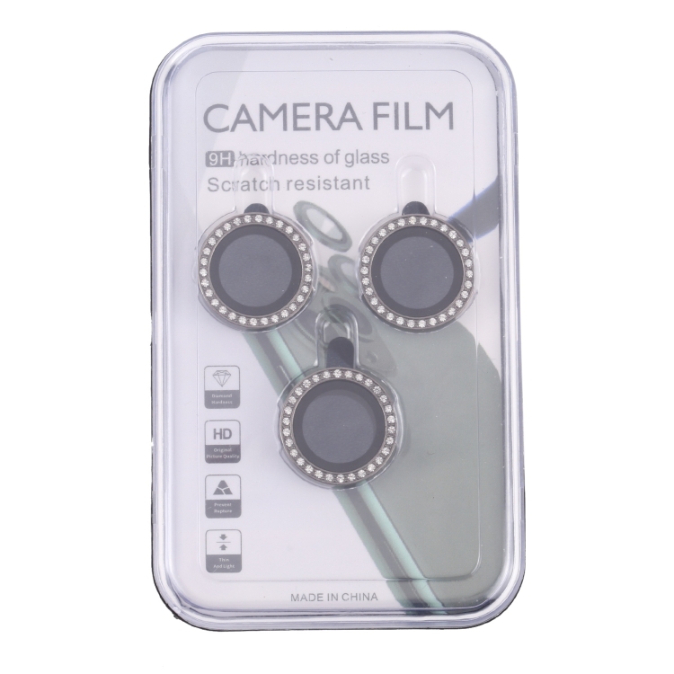 For iPhone 13 Pro Max / 13 Pro 9H Point Drill Camera Lens Protector Ring(Black) For iPhone 13 Pro Max / 13 Pro 9H Point Drill Camera Lens Protector Ring(Black)