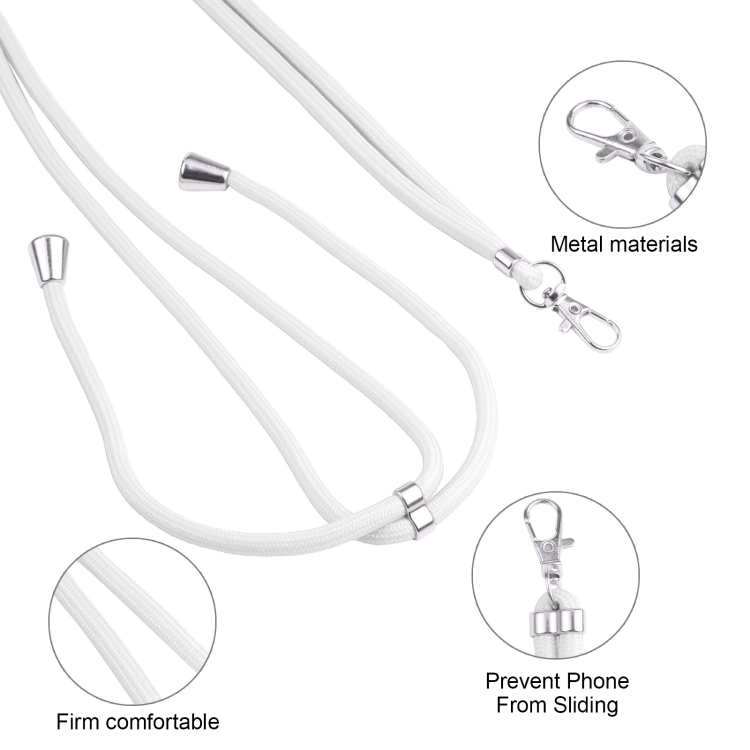 For Samsung Galaxy S22 5G Lanyard Honeycomb PC + TPU Case(White) For Samsung Galaxy S22 5G Lanyard Honeycomb PC + TPU Case(White)