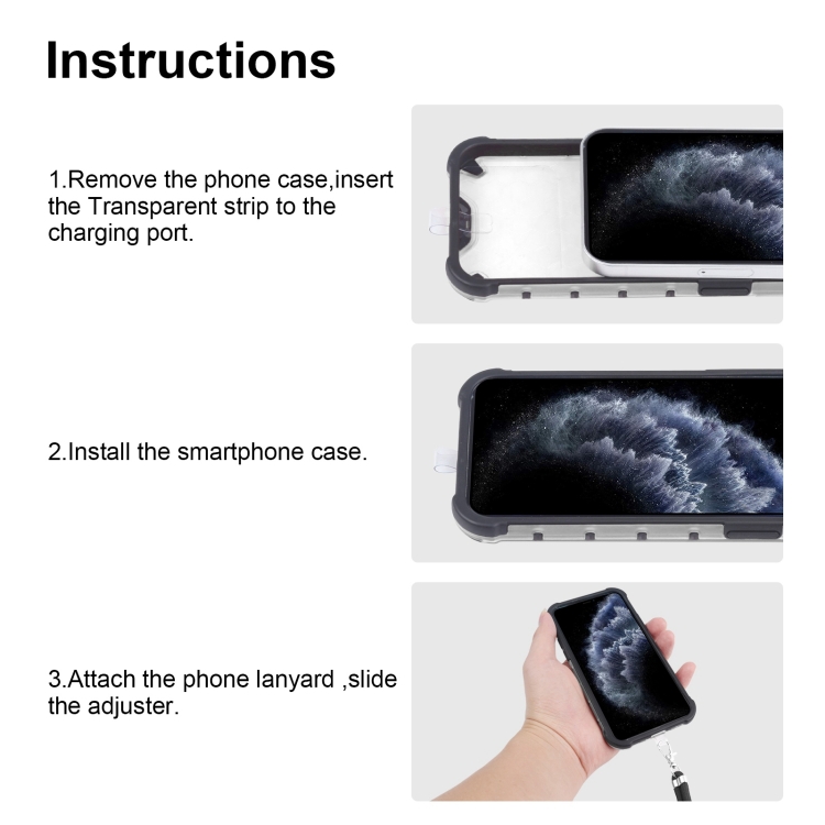 For Samsung Galaxy S22 5G Lanyard Honeycomb PC + TPU Case(White) For Samsung Galaxy S22 5G Lanyard Honeycomb PC + TPU Case(White)