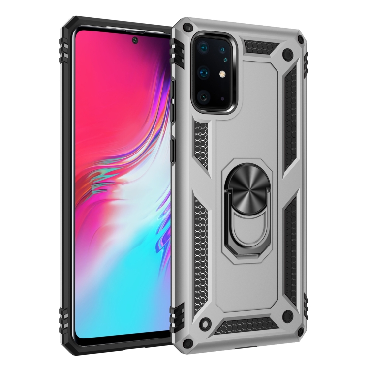 For Galaxy S20+ Armor Shockproof TPU + PC Protective Case with 360 Degree Rotation Holder(Silver) For Galaxy S20+ Armor Shockproof TPU + PC Protective Case with 360 Degree Rotation Holder(Silver)