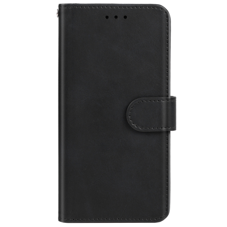 Leather Phone Case For TCL A3X Black