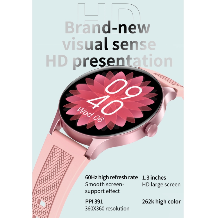 NY20 1.3 pulgadas Smart Watch, soporte Monitor de suspensión / Monitor de oxígeno de sangre (negro) - B1