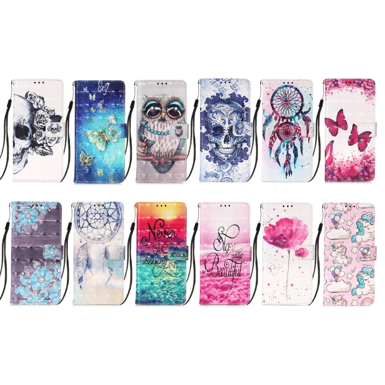 For Samsung Galaxy S22 5G 3D Painting Flip Leather Case with Holder(Wind Chimes) For Samsung Galaxy S22 5G 3D Painting Flip Leather Case with Holder(Wind Chimes)