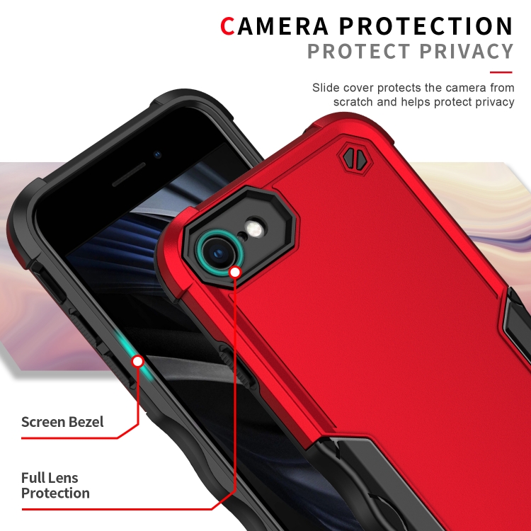 For iPhone SE 2022 / SE 2020 / 8 / 7 Non-slip Armor Phone Case(Blue) For iPhone SE 2022 / SE 2020 / 8 / 7 Non-slip Armor Phone Case(Blue)
