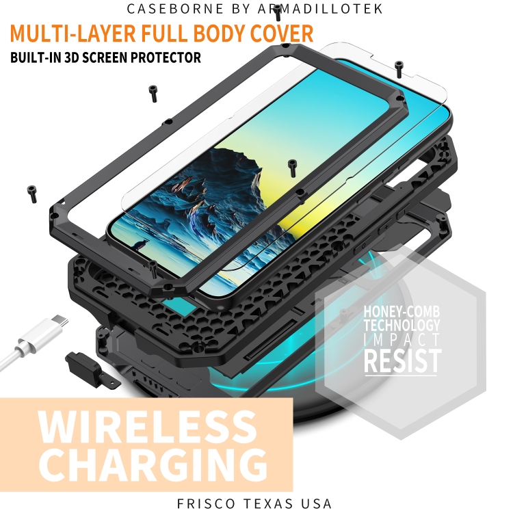 For Samsung Galaxy S22+ 5G R-JUST Sliding Camera Metal + Silicone Holder Phone Case(Black) For Samsung Galaxy S22+ 5G R-JUST Sliding Camera Metal + Silicone Holder Phone Case(Black)