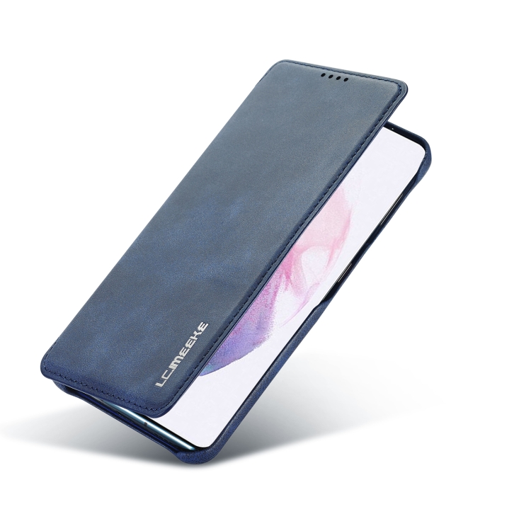 For Samsung Galaxy S22+ 5G LC.IMEEKE Hon Ancient Series Horizontal Flip Leather Phone Case(Blue) For Samsung Galaxy S22+ 5G LC.IMEEKE Hon Ancient Series Horizontal Flip Leather Phone Case(Blue)