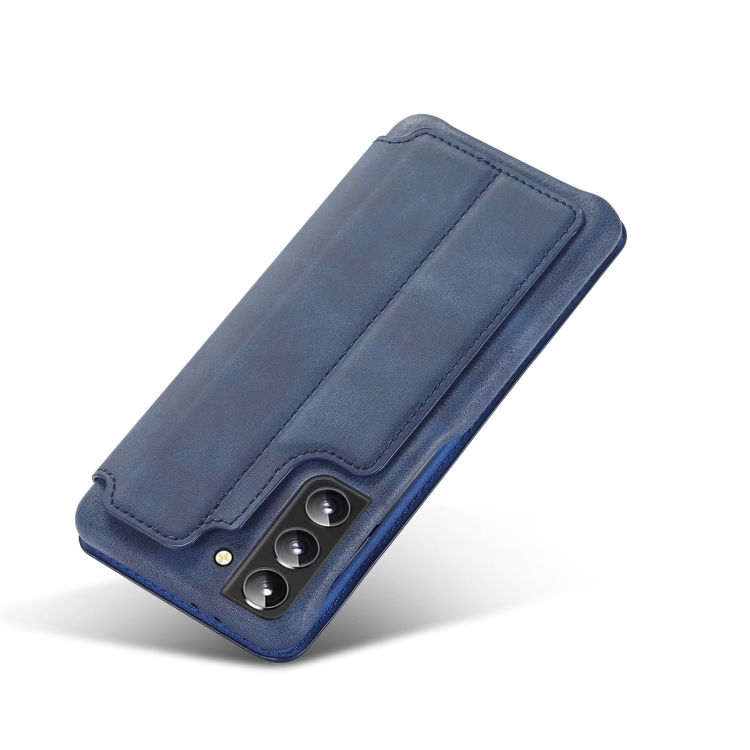 For Samsung Galaxy S22+ 5G LC.IMEEKE Hon Ancient Series Horizontal Flip Leather Phone Case(Blue) For Samsung Galaxy S22+ 5G LC.IMEEKE Hon Ancient Series Horizontal Flip Leather Phone Case(Blue)