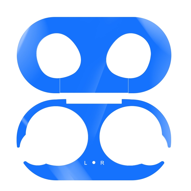 For Galaxy Buds Wireless Bluetooth Earphone Metal Protective Sticker(Blue) For Galaxy Buds Wireless Bluetooth Earphone Metal Protective Sticker(Blue)