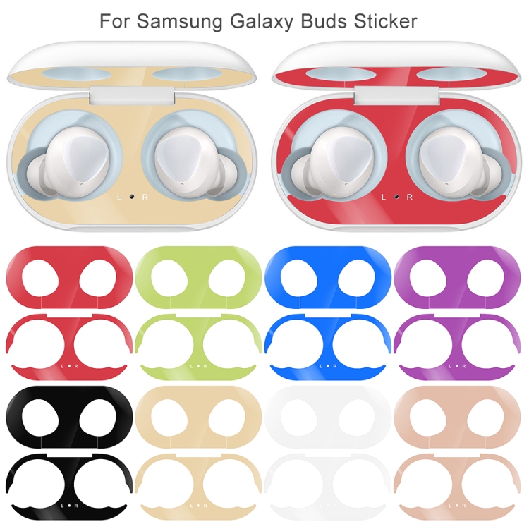 For Galaxy Buds Wireless Bluetooth Earphone Metal Protective Sticker(Blue) For Galaxy Buds Wireless Bluetooth Earphone Metal Protective Sticker(Blue)