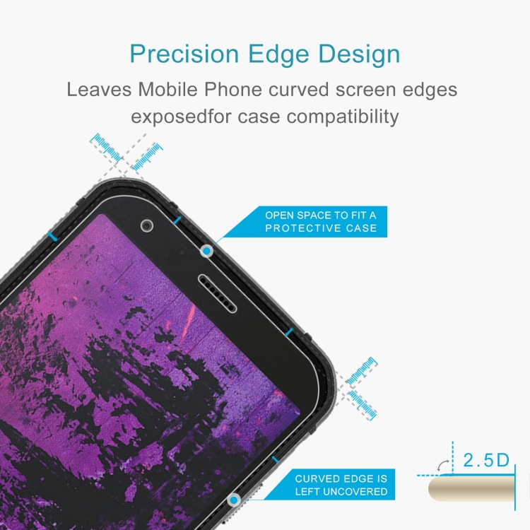 0.26mm 9H 2.5D Tempered Glass Film For CAT S62 Pro - 2
