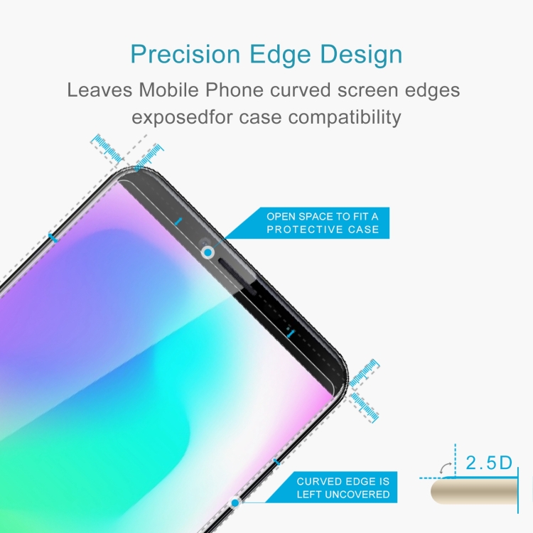 0.26mm 9H 2.5D Tempered Glass Film For Cubot X19S - 2