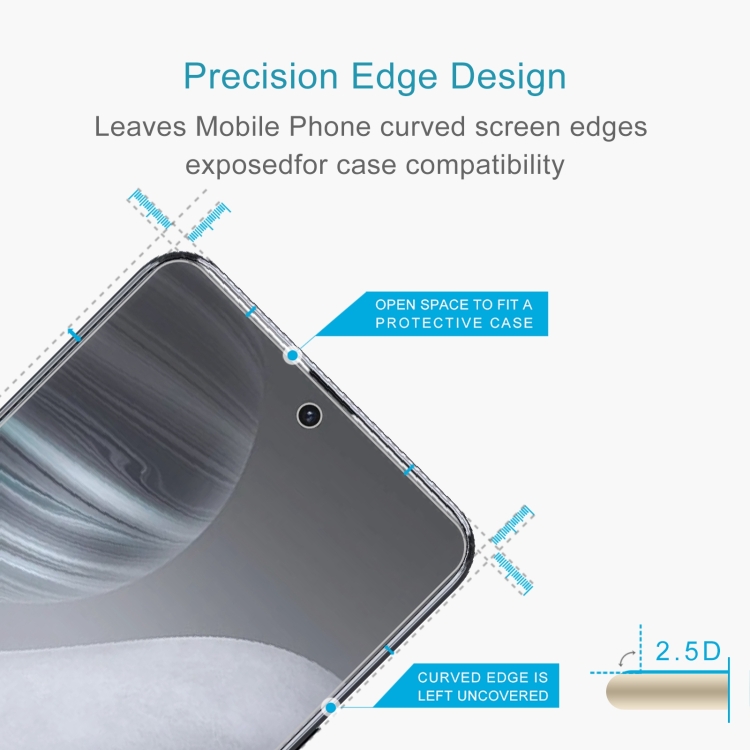 0.26mm 9H 2.5D Tempered Glass Film For Cubot X50 - 2
