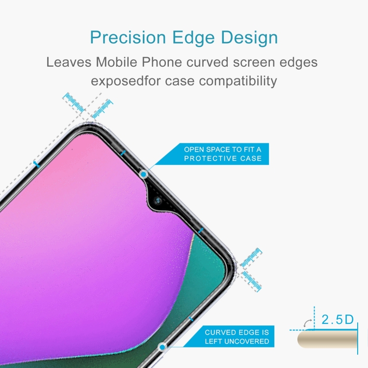 0.26mm 9H 2.5D Tempered Glass Film For Infinix HOT 10 Play G25 - 2